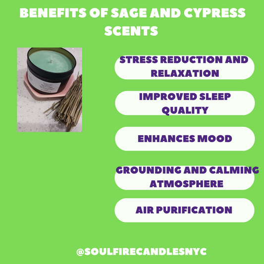 The Benefits Of Sage And Cypress Candles