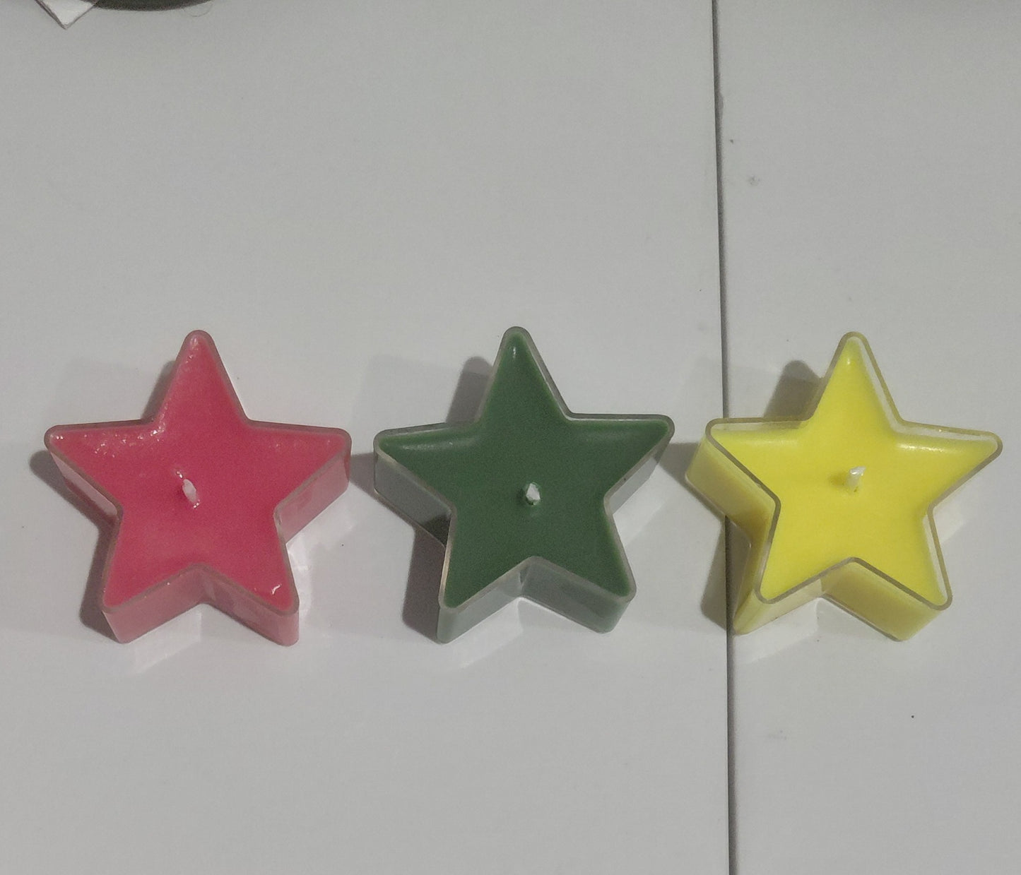 Bugs Go Away Star Shaped Votive Candle