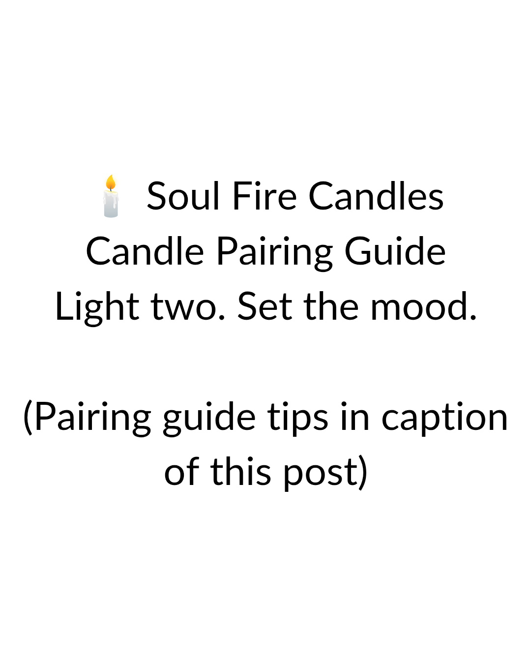 Candle Pairing Guide